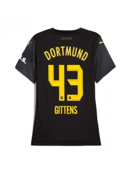 Borussia Dortmund Jamie Bynoe-Gittens #43 Zenski Gostujuci Dres 2024-25 Kratak Rukavima